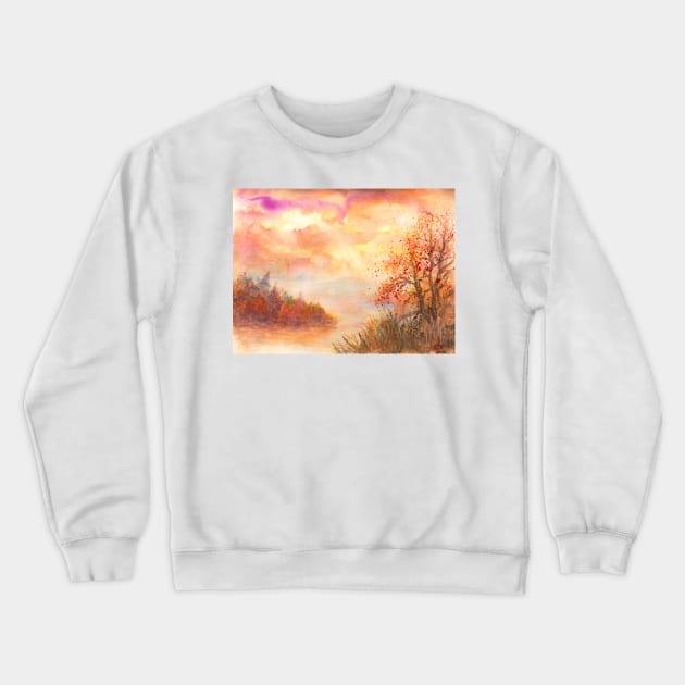 Autumn light Crewneck Sweatshirt by redwitchart